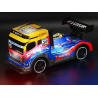 0918 Auto Ciężarówka Tir Zdalnie Sterowana Rc 1:18 Pilot Światła Akumulator