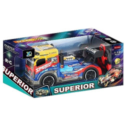 0918 Auto Ciężarówka Tir Zdalnie Sterowana Rc 1:18 Pilot Światła Akumulator