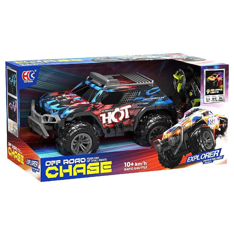 1663 Auto Terenowe Rc Zdalnie Sterowane 4x4 Pilot Akumulator Usb Światła