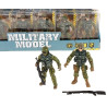 6804 Figurka Żołnierz Wojskowy Militarny Broń Karabin Akcesoria zabawka
