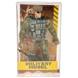 6804 Figurka Żołnierz Wojskowy Militarny Broń Karabin Akcesoria zabawka