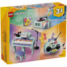 31392 Klocki Lego Creator 3w1 Dekoracyjny fortepian z kotem 485 elementów