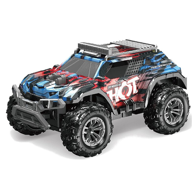 1663 Auto Terenowe Rc Zdalnie Sterowane 4x4 Pilot Akumulator Usb Światła