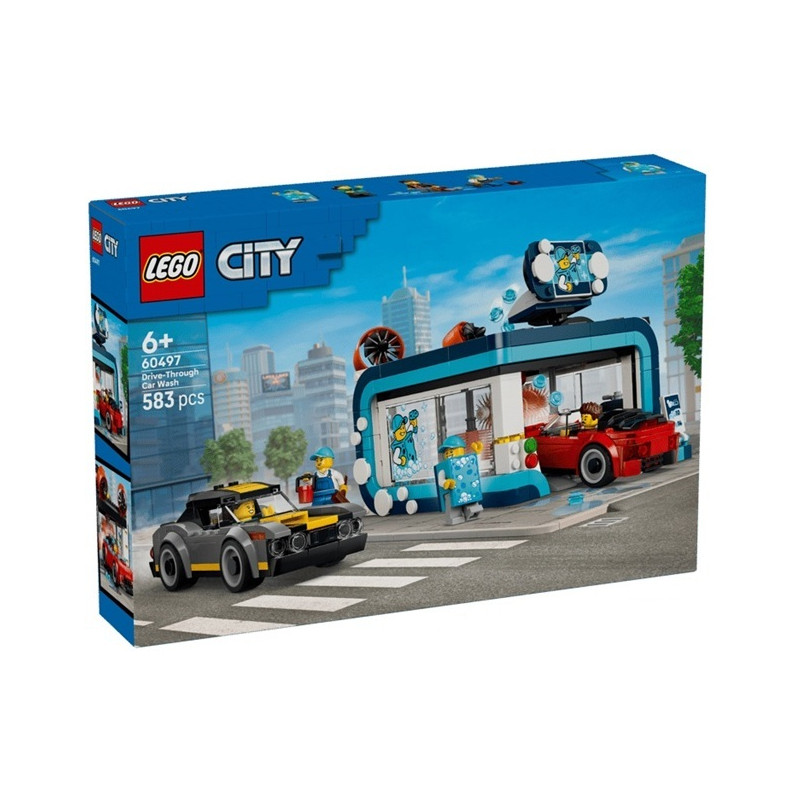 60497 Klocki Lego City Automatyczna myjnia samochodowa 583 elementy