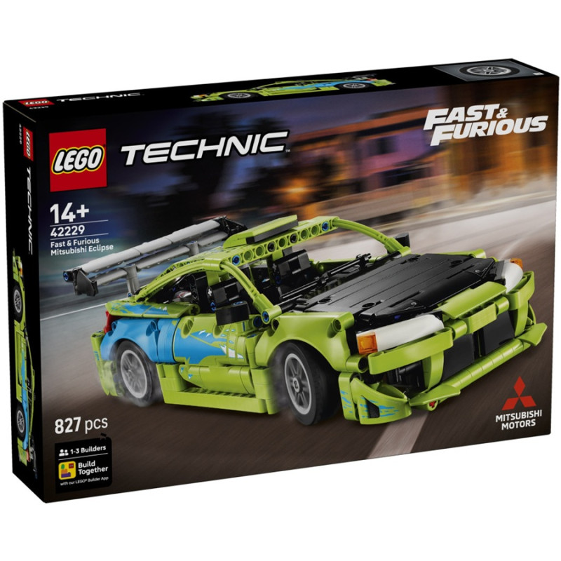 42229 Klocki Lego Technic Samochód Fast and Furious Mitsubishi Eclipse 827 elementów