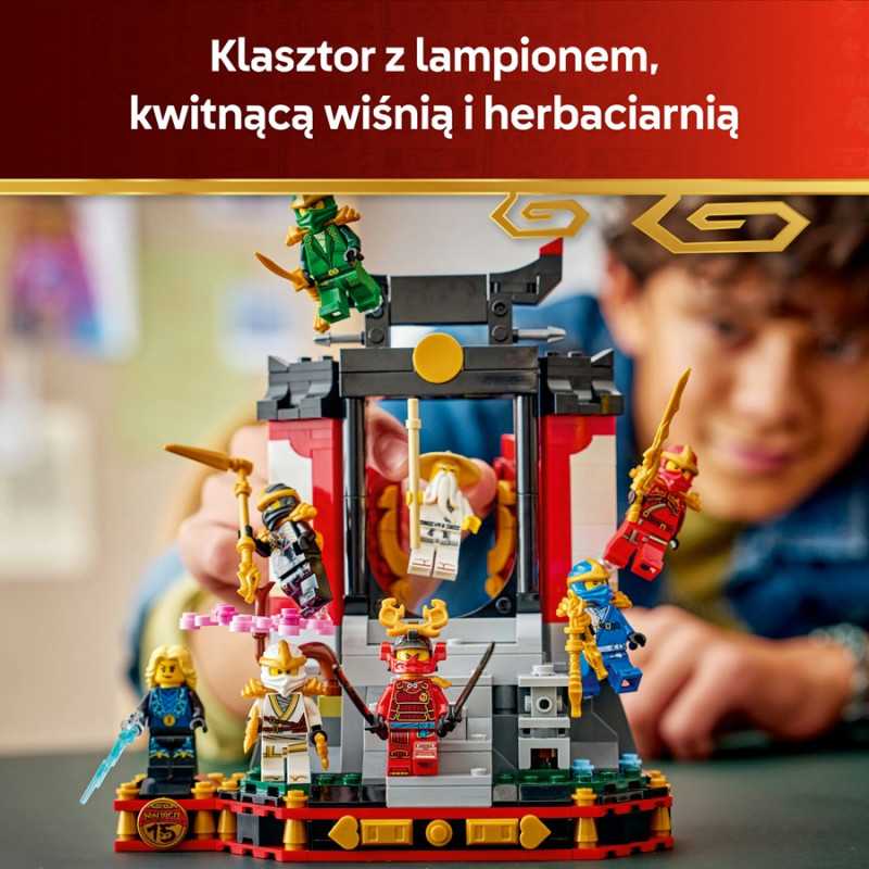71866 Klocki Lego Ninjago Ozdoba z postaciami ninja 15-lecie  447 elementów 
