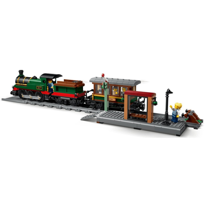 60511 Klocki Lego City Retro pociąg z lokomotywą parową 575 elementów