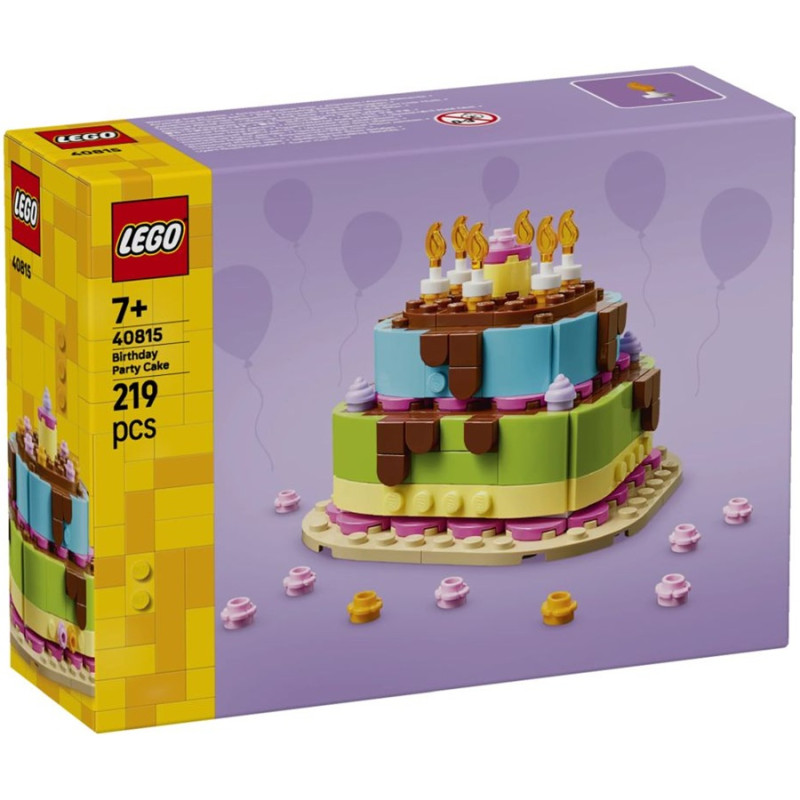 40815 Klocki Lego Tort na przyjęcie urodzinowe 219 elementów 
