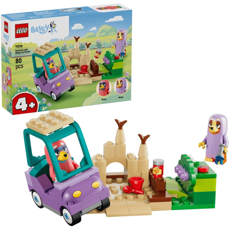 11216 Klocki Lego Bluey Babunie z Bingo i Blue 80 elementów