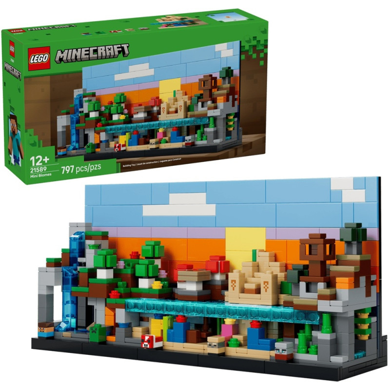 21589 Klocki Lego Minecraft Minibiomy 797 elementów