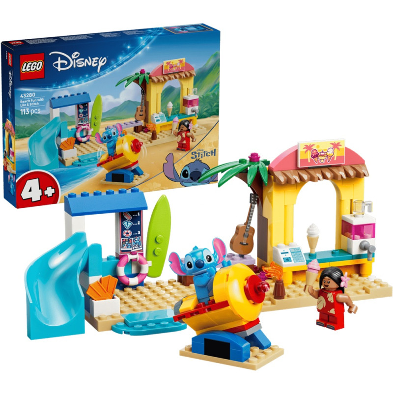 43280 Klocki Lego Disney Zabawa na plaży z Lilo i Stitchem 113 elementów 