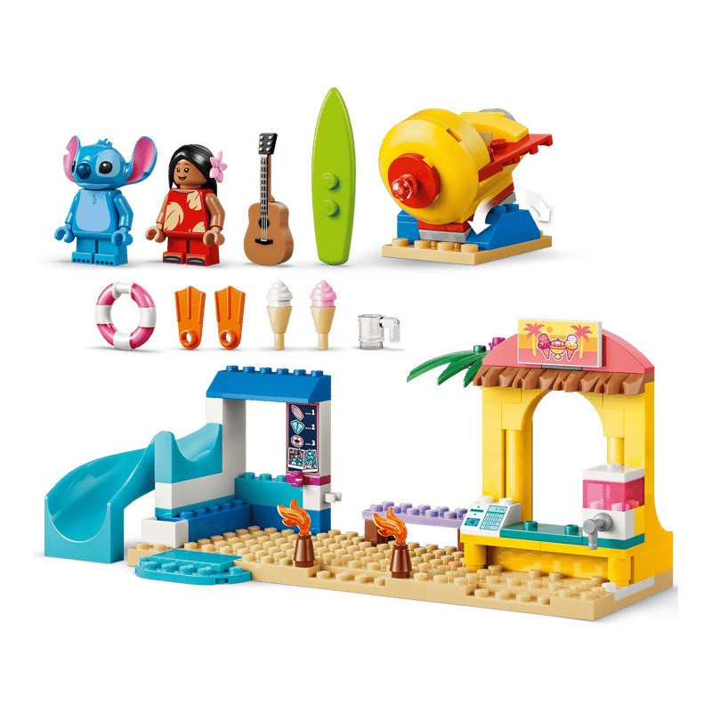 43280 Klocki Lego Disney Zabawa na plaży z Lilo i Stitchem 113 elementów 