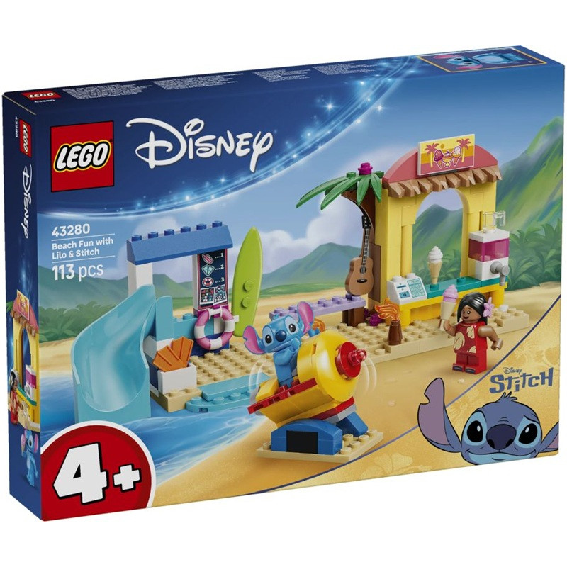 43280 Klocki Lego Disney Zabawa na plaży z Lilo i Stitchem 113 elementów 