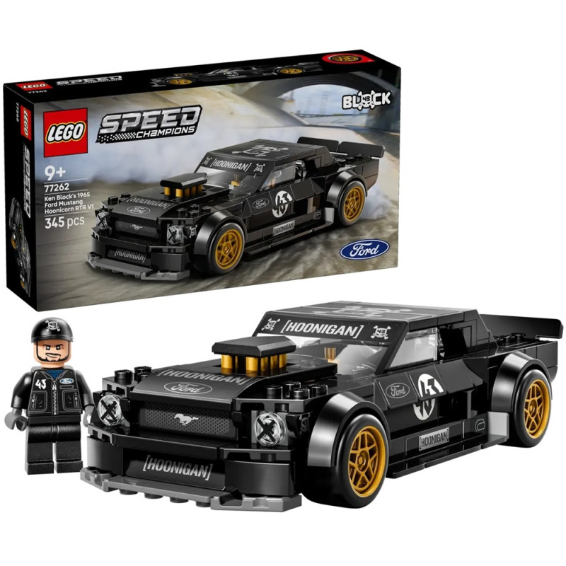 77262 Klocki Lego Speed 65 Ford Mustang Hoonicorn V1 Kena Blocka  345 elementów