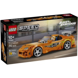 77260 292 elementy Klocki Lego Speed Szybcy i wściekli Toyota Supra MK4 