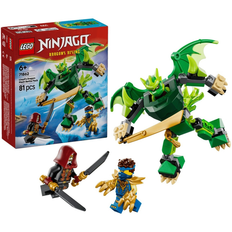 71862 Klocki Lego Ninjago Smoczy mech Lloyda zestaw bitewny 81 elementów