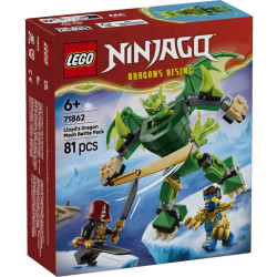 71862 Klocki Lego Ninjago Smoczy mech Lloyda zestaw bitewny 81 elementów