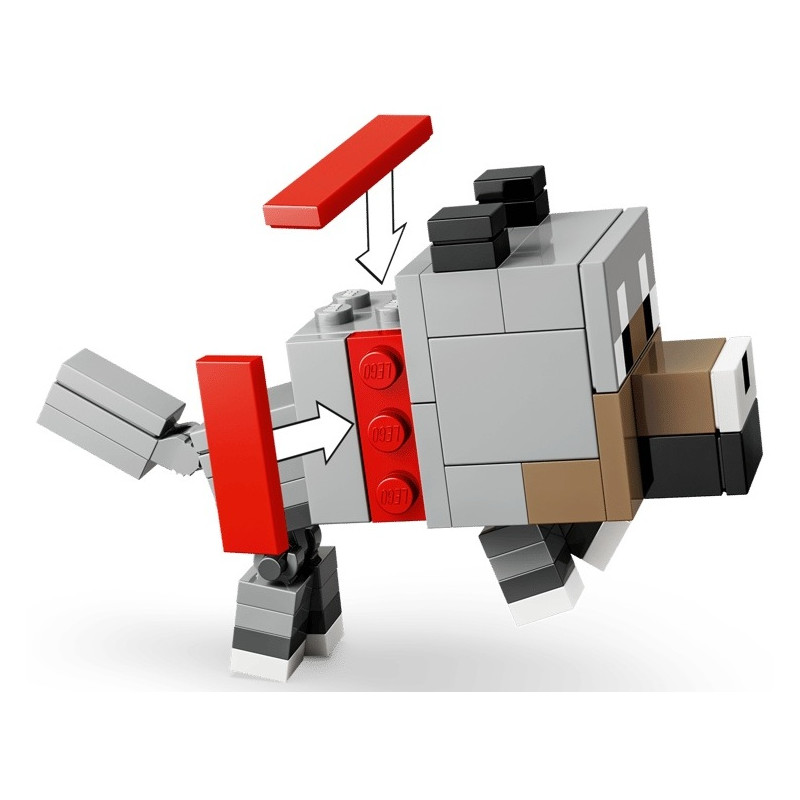 21592 Klocki Lego Minecraft Atak kurzego jeźdźca na pustyni  428 elementów
