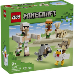 21592 Klocki Lego Minecraft Atak kurzego jeźdźca na pustyni  428 elementów