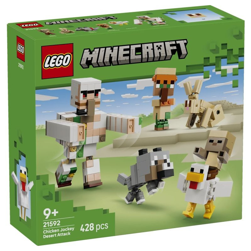 21592 Klocki Lego Minecraft Atak kurzego jeźdźca na pustyni  428 elementów