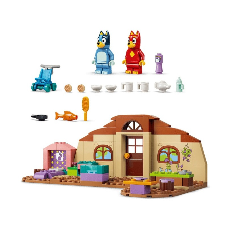 11221 Klocki Lego Bluey Szkoła z Ryżykiem i Blue 106 elementów