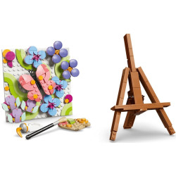 31390 Klocki Lego Creator 3w1 Dekoracyjny obraz z kwiatami 348 elementów