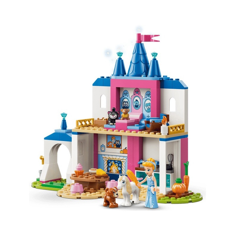 43283 Klocki Lego Disney Zamek Kopciuszka i jej zwierzęcych przyjaciół 149 elementów