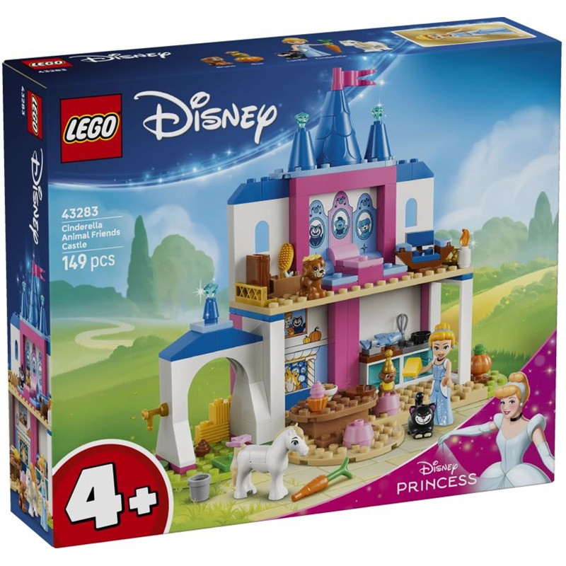 43283 Klocki Lego Disney Zamek Kopciuszka i jej zwierzęcych przyjaciół 149 elementów