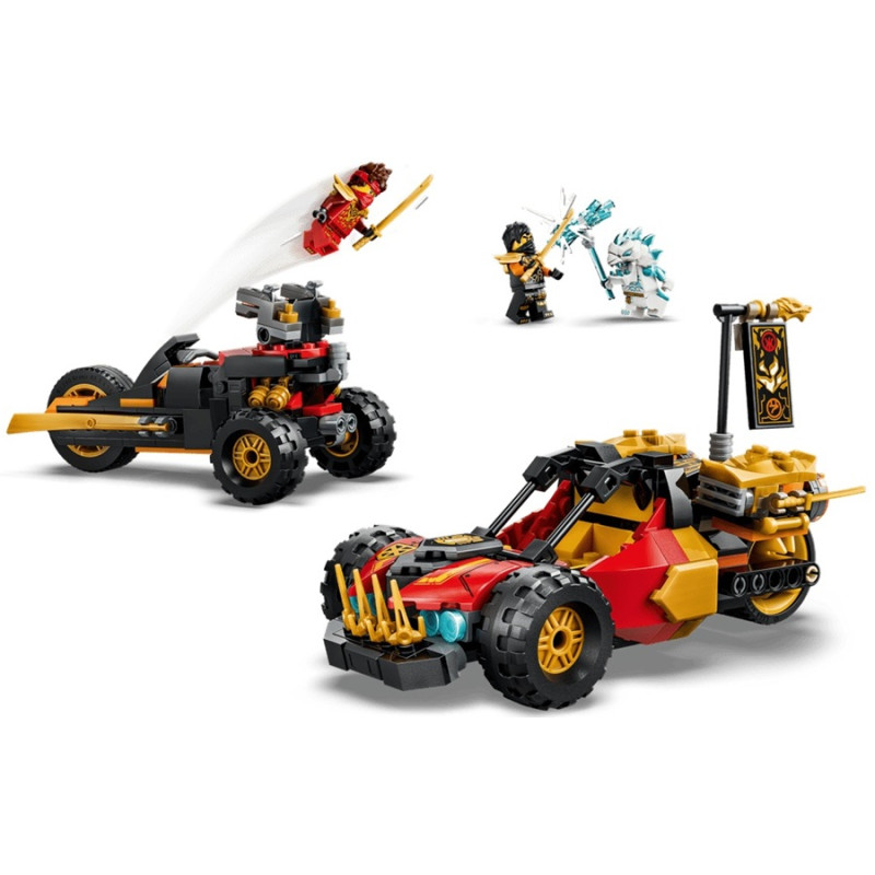 71864 Klocki Lego Ninjago Wielofunkcyjne pojazdy Kaia i Cole’a 394 elementy 