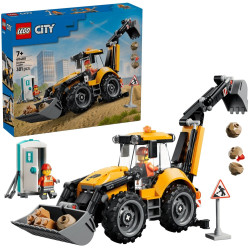 60480 Klocki Lego City Żółta koparko-ładowarka 301 elementów