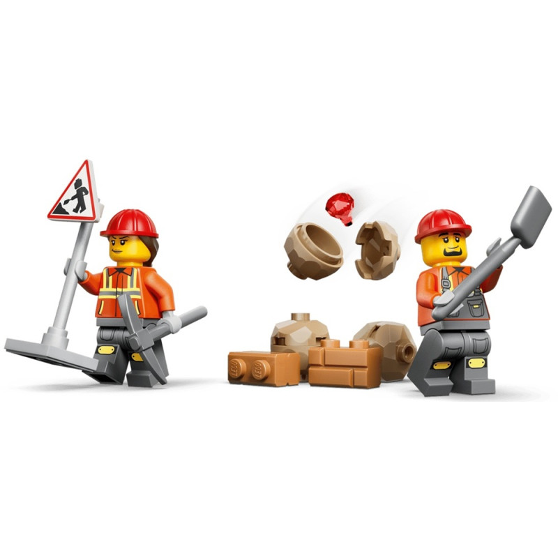 60480 Klocki Lego City Żółta koparko-ładowarka 301 elementów
