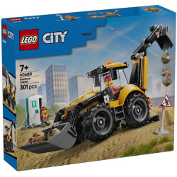 60480 Klocki Lego City Żółta koparko-ładowarka 301 elementów