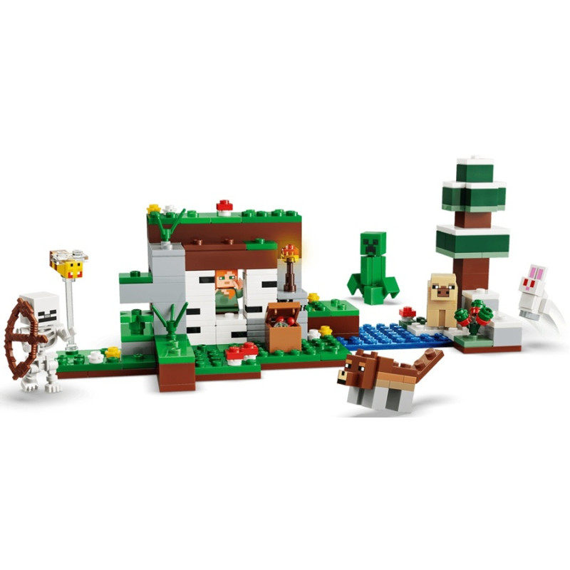 21593 Klocki Lego Minecraft Przetrwanie pierwszej nocy 301 elementów 