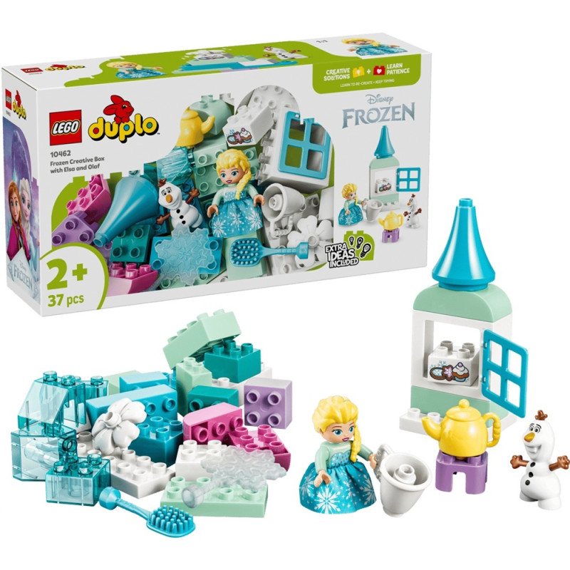 10462 Klocki Lego Duplo Kraina Lodu Kreatywne pudełko z Elzą i Olafem 37 elementów