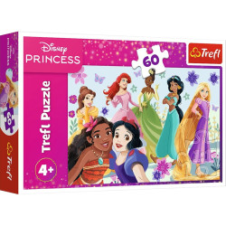 4090 Puzzle Trefl 60 elementów Disney, Księżniczki w akcji