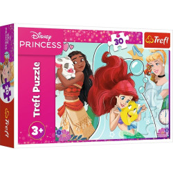 3238 Puzzle Trefl 30 elementów Disney, Piękne i odważne
