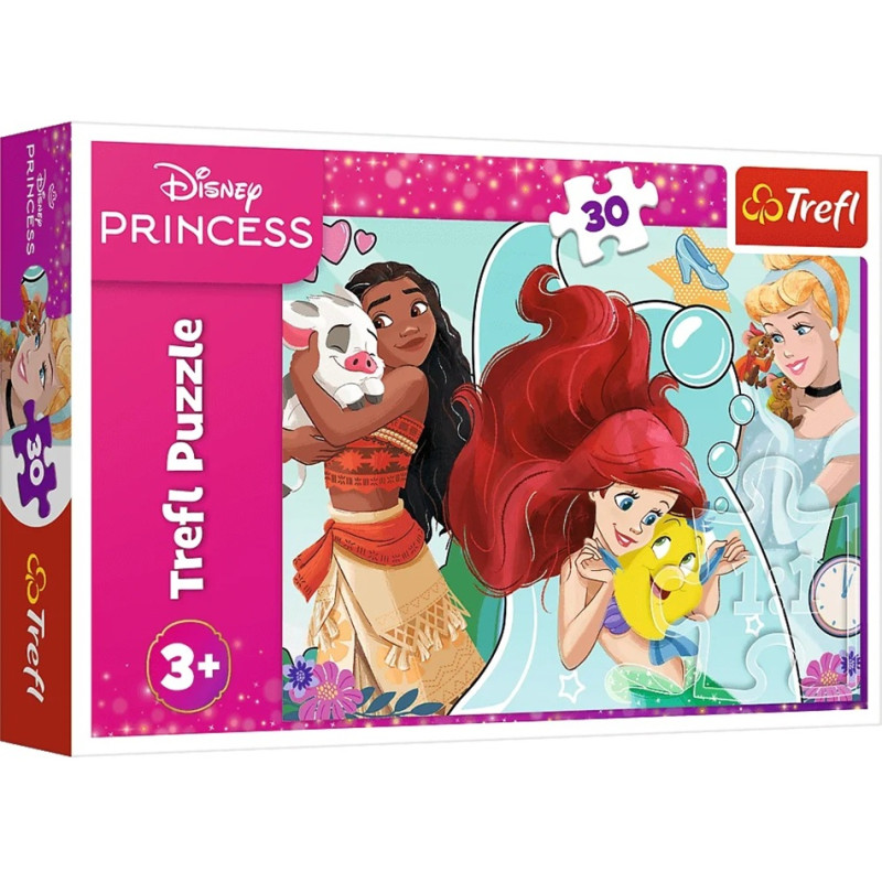 3238 Puzzle Trefl 30 elementów Disney, Piękne i odważne