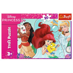 3238 Puzzle Trefl 30 elementów Disney, Piękne i odważne