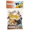 6392 ZWIERZĘTA FARMA FIGURKI ZESTAW 6 SZT KROWA BYK KOZA OWCA ZABAWKA