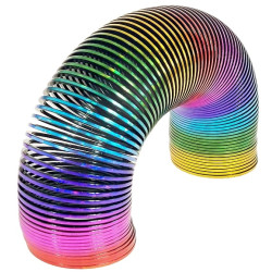 3629 Duża Sprężyna Tęczowa Rainbow Spring Kolorowa Zabawka Zręcznościowa