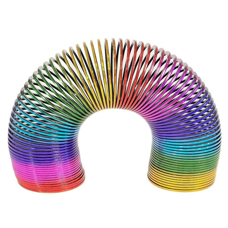 3629 Duża Sprężyna Tęczowa Rainbow Spring Kolorowa Zabawka Zręcznościowa