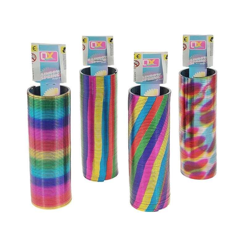 3629 Duża Sprężyna Tęczowa Rainbow Spring Kolorowa Zabawka Zręcznościowa