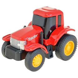 6668 Traktor Ciągnik Rolniczy Metalowy Model 1:64 Resorak Napęd Pull Back 