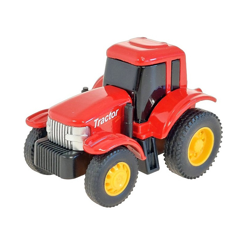 6668 Traktor Ciągnik Rolniczy Metalowy Model 1:64 Resorak Napęd Pull Back 