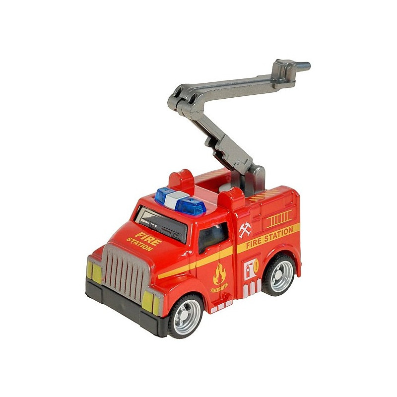6675 Autka Służby Ratunkowe Metalowe 1:64 Pull Back Policja Straż Ambulans 