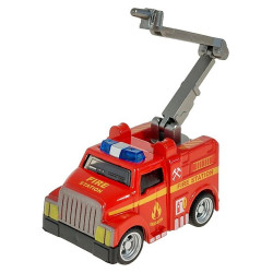6675 Autka Służby Ratunkowe Metalowe 1:64 Pull Back Policja Straż Ambulans 