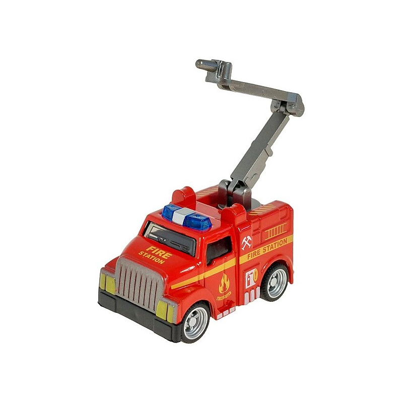 6675 Autka Służby Ratunkowe Metalowe 1:64 Pull Back Policja Straż Ambulans 