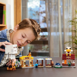 21273 LEGO Klocki Minecraft Atak balonowego Ghasta na wioskę 