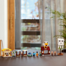 21273 LEGO Klocki Minecraft Atak balonowego Ghasta na wioskę 