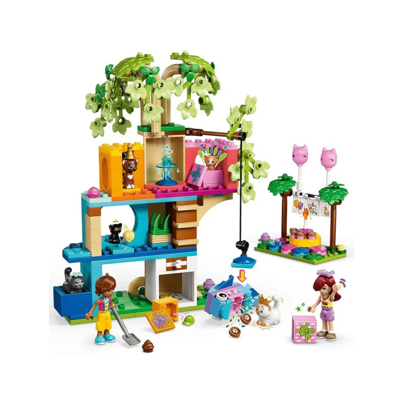 42666 Klocki Lego Friends Kocie przyjęcie urodzinowe i domek na drzewie 
